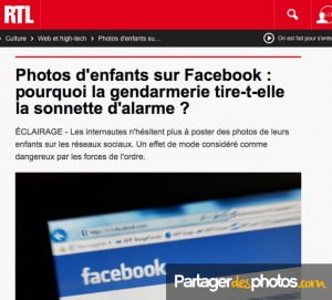 Photos d'enfants sur Facebook ? Mauvaise idée !