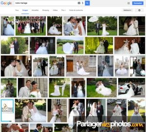 Mon mariage dans Google images