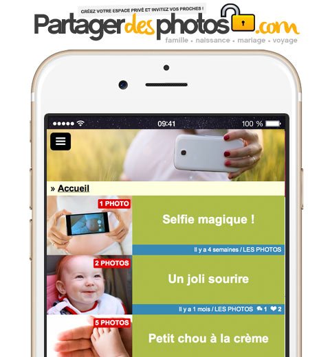 Echographie, grossesse, naissance de bébé et évolution : créez votre espace sécurisé 100% privé et partagez photos et vidéos avec ceux que vous aimez