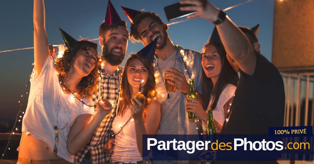 Le partage de photos privé entre amis