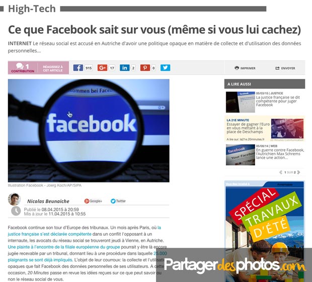Partager des vidéos familiales sur Facebook