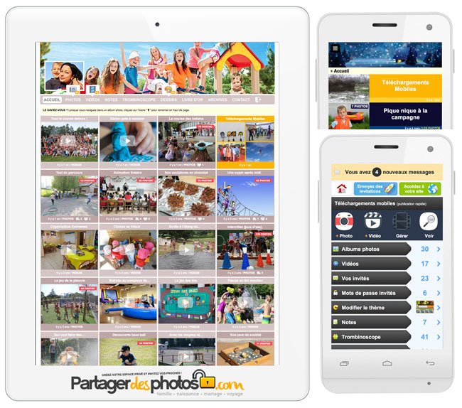 Galerie photo en ligne et vidéos : profitez d'un espace privé et sécurisé pour partager avec vos proches