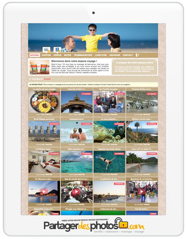 Sans publicité ni aucune utilisation des donnés personnelles ou de vos photos, c'est l'anti Facebook par excellence pour partager vos aventures de voyages. 