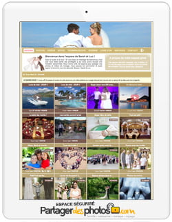 Vidéo de mariage et photos de mariage : créez votre espace de mariage privé et invitez vos proches