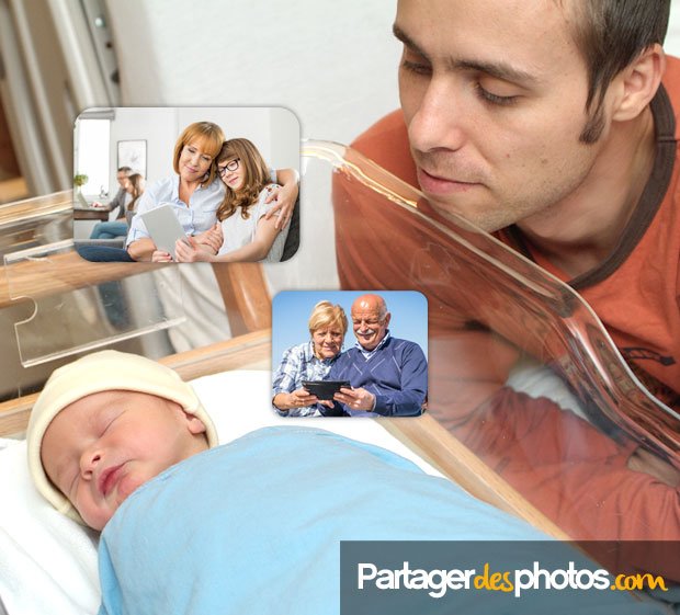 Le journal de mon bébé pour partager sa naissance et son évolution dans un cadre sécurisé, et sans publicité