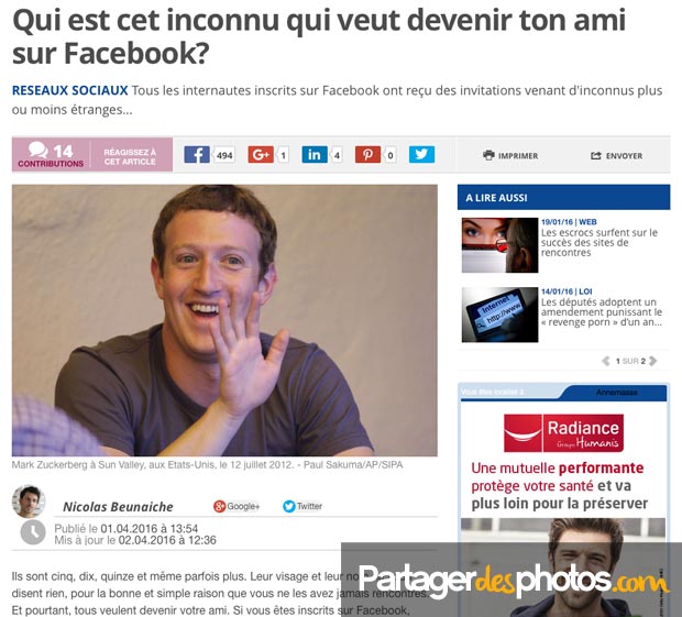 Piratages de comptes Facebook et conditions générales désastreuses pour votre vie privée : mieux vaut éviter d'utiliser les réseaux sociaux pour partager des photos privées...