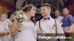 Page web de mariage avec partage photo et vidéo sécurisé