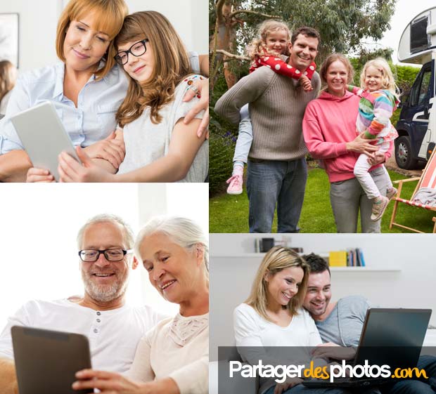 Partage sécurisé : Idéal pour garder le contact avec sa famille et ses amis, à distance, après un déménagement ou une expatriation