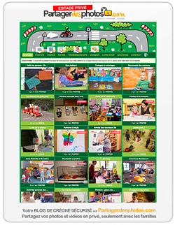 Comment partager des photos de crèche ?