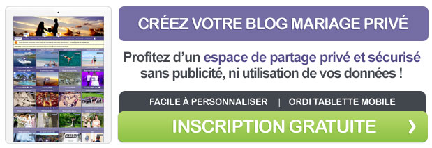 Plateforme partage photos de mariage sécurisé 