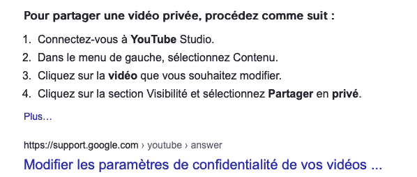 Quelle méthode pour partager des vidéos privées ?