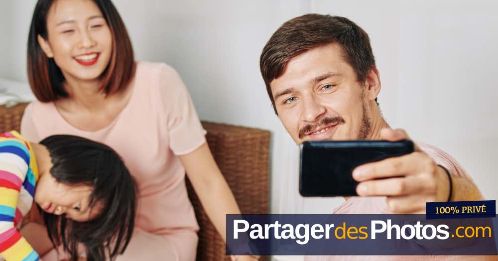 Partage de photos dans une galerie privée