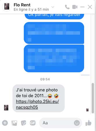 Un simple message par un de vos amis qui vient de se faire pirater : ne cliquez pas et ne téléchargez pas sur votre ordinateur/smartphone, vous risqueriez de vous faire pirater vous aussi !