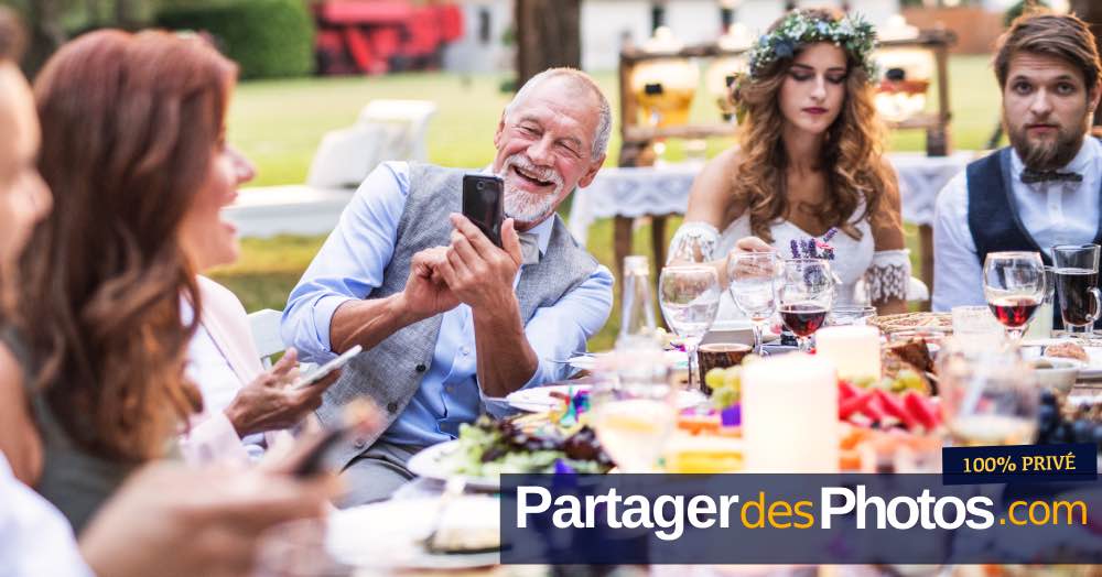 Regrouper des photos de mariage