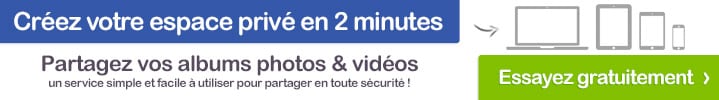 Partage photos en ligne avec accès privé