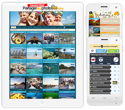 Plateforme photos vidéos sécurisé avec mot de passe