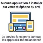 Partage photos sécurisé sans application