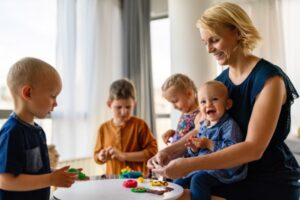 La vie d'une crèche